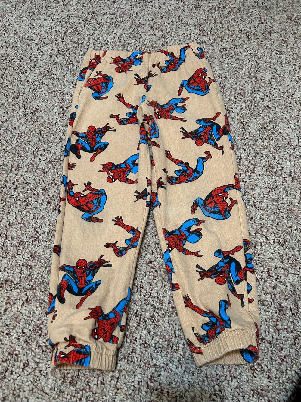 Spider-Man Print Kids Jogger Pants